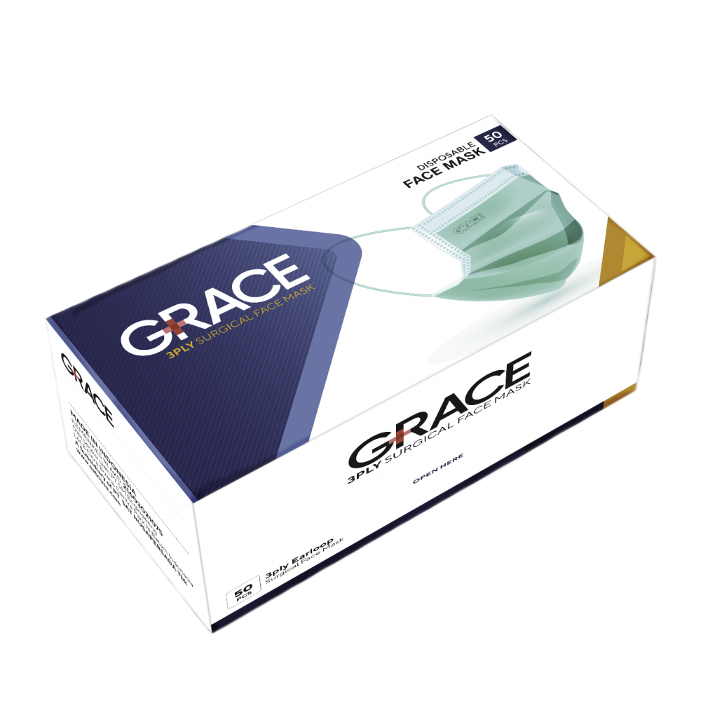 Grace 3-Ply Surgical Face Mask