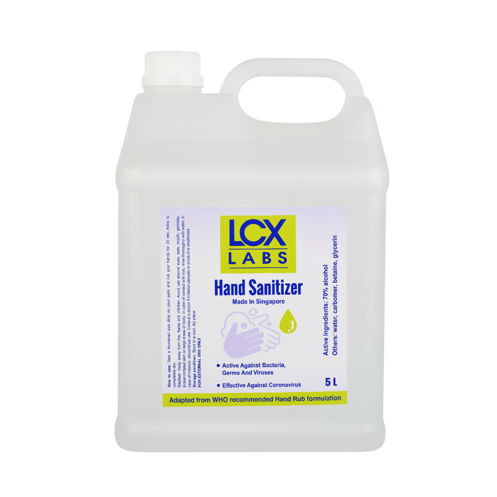 LCX Labs Hand Sanitizer 5L Refill Bottle