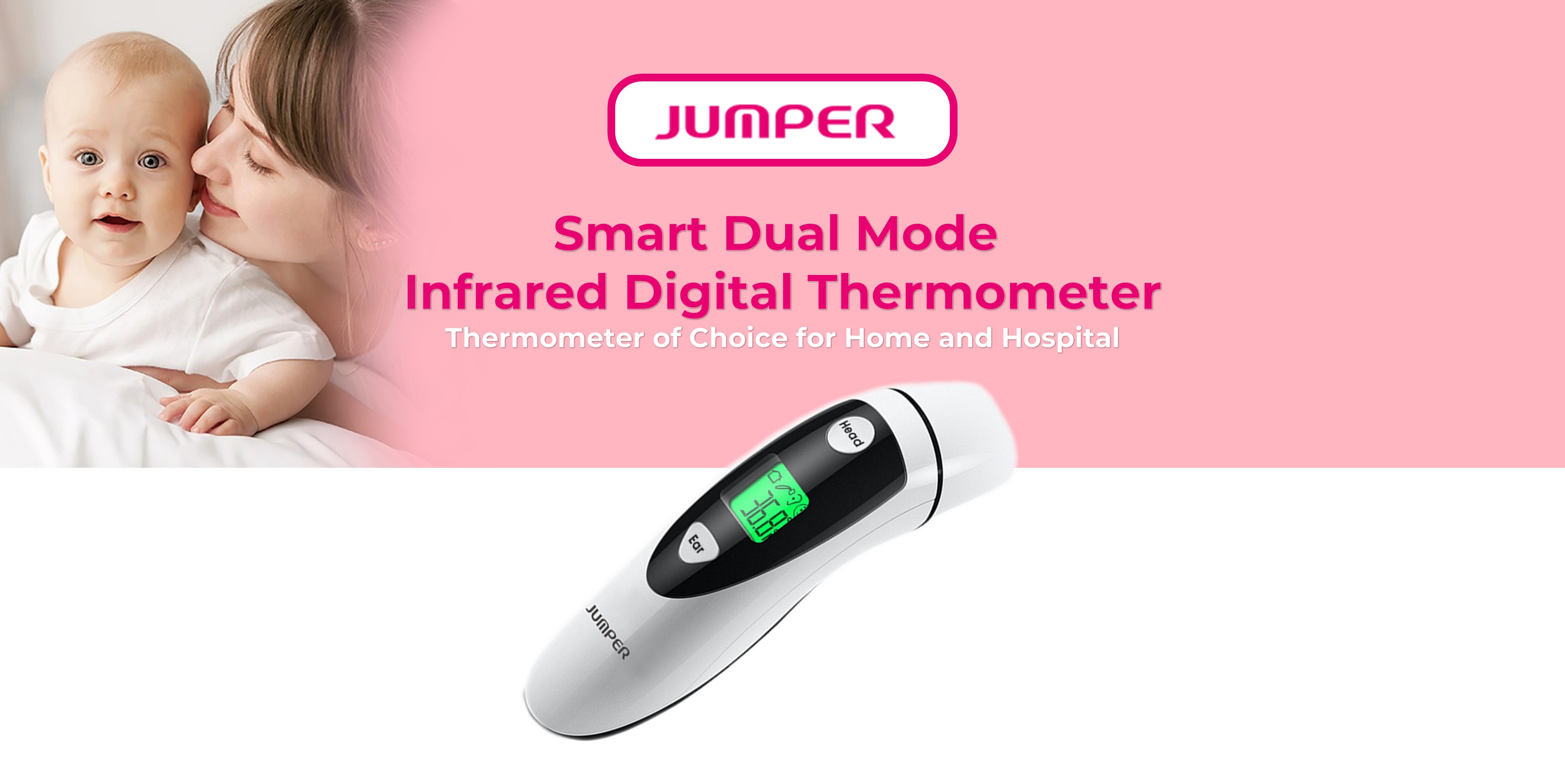 Jumper Infrared Thermometer - Dual Mode JPD FR412 